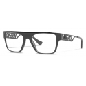 Versace - 90s Vintage Logo Glasses - Black - Eyeglasses - Versace Eyewear