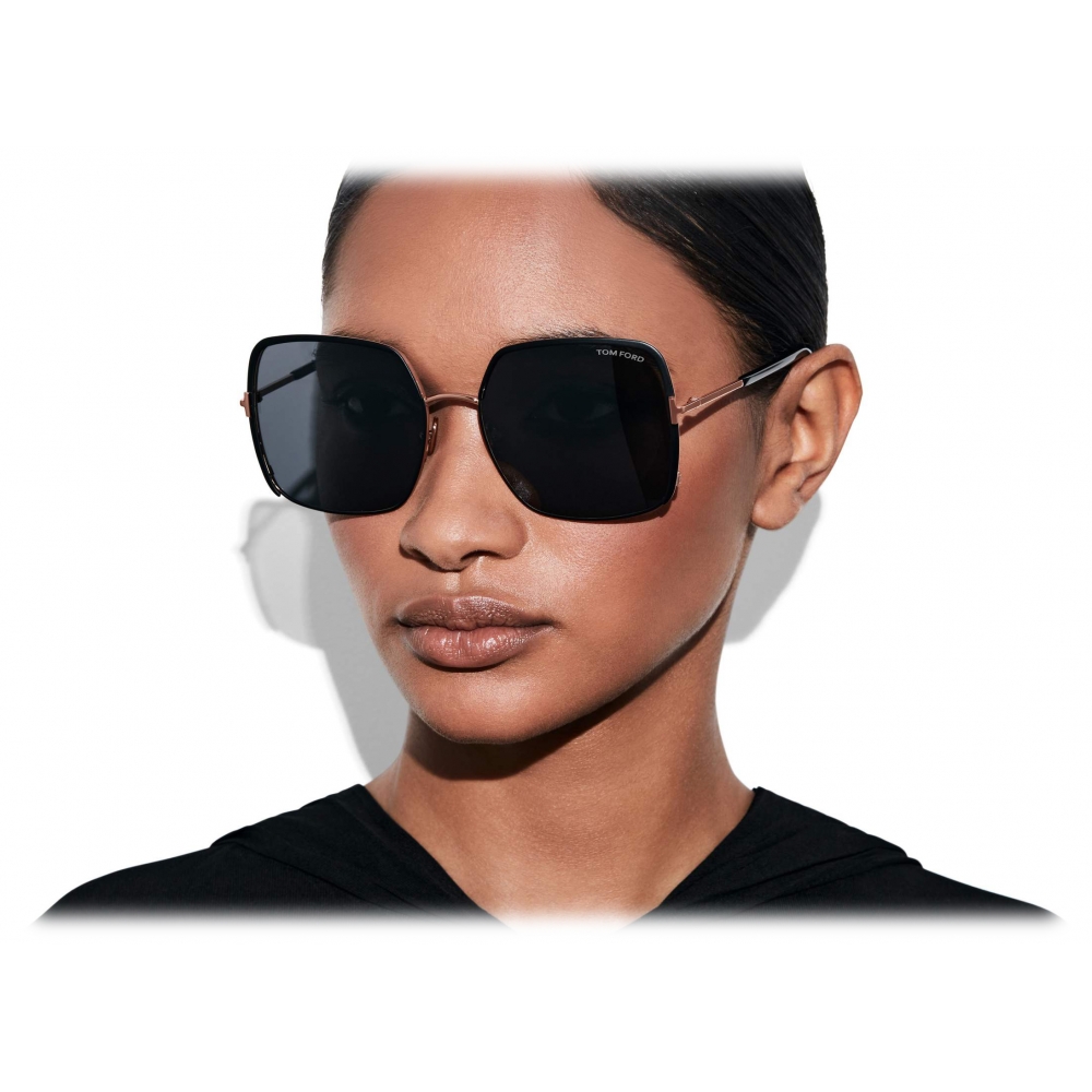 Tom Ford - Raphaela Sunglasses - Oversize Butterfly Sunglasses - Matte ...