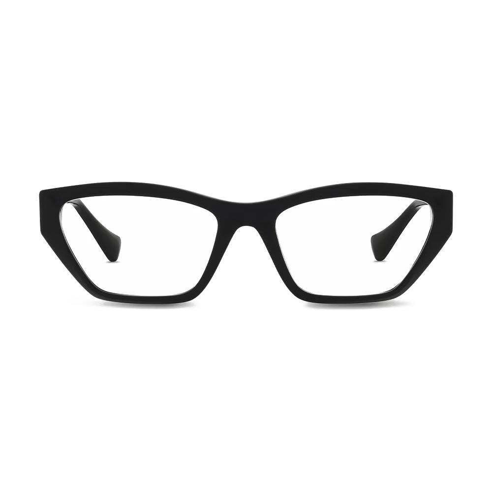 Versace 90s Vintage Logo Cat-Eye Glasses for Women