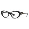 Versace - Occhiale da Vista Cat Eye Double Medusa - Nero - Occhiali da Vista - Versace Eyewear