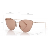 Tom Ford - Anais Sunglasses - Cat Eye Sunglasses - Gold Brown - FT1005