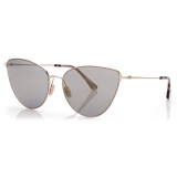 Tom Ford - Anais Sunglasses - Cat Eye Sunglasses - Gold Smoke - FT1005