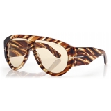 Tom Ford - Bronson Sunglasses - Occhiali da Sole Pilota - Havana - FT1044