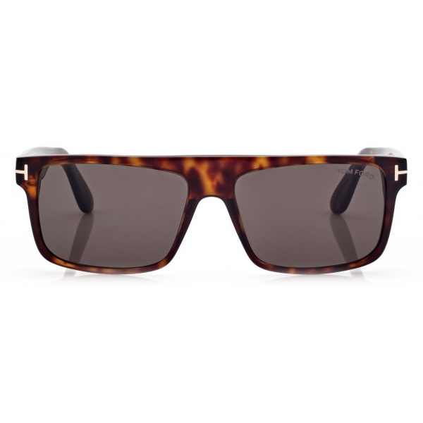 Tom Ford - Philippe Sunglasses - Occhiali da Sole Rettangolare - Havana Scuro - FT0999