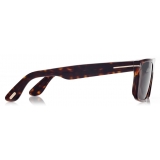 Tom Ford - Philippe Sunglasses - Occhiali da Sole Rettangolare - Havana Scuro - FT0999