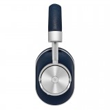 Master & Dynamic - MW60 - Halliburton Case - Silver Metal / Navy Leather - Premium High Quality Wireless Over-Ear Headphones