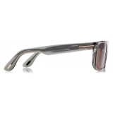 Tom Ford - Philippe Sunglasses - Occhiali da Sole Rettangolare - Grigio - FT0999