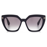 Tom Ford - Phoebe Sunglasses - Occhiali da Sole Quadrati - Nero - FT0939