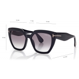 Tom Ford - Phoebe Sunglasses - Occhiali da Sole Quadrati - Nero - FT0939