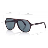 Tom Ford - Hayes Sunglasses - Occhiali da Sole Navigatore - Havana - FT0934