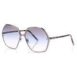 Tom Ford - Fonda Sunglasses - Geometric Round Sunglasses - Grey - FT0912