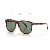 Tom Ford - Joni Sunglasses - Square Sunglasses - Blonde Havana - FT0905