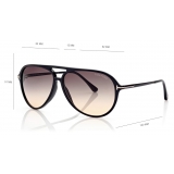 Tom Ford - Joni Sunglasses - Square Sunglasses - Brown - FT0905