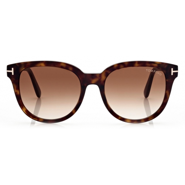 Tom Ford - Olivia Sunglasses - Butterfly Sunglasses - Dark Havana - FT0914