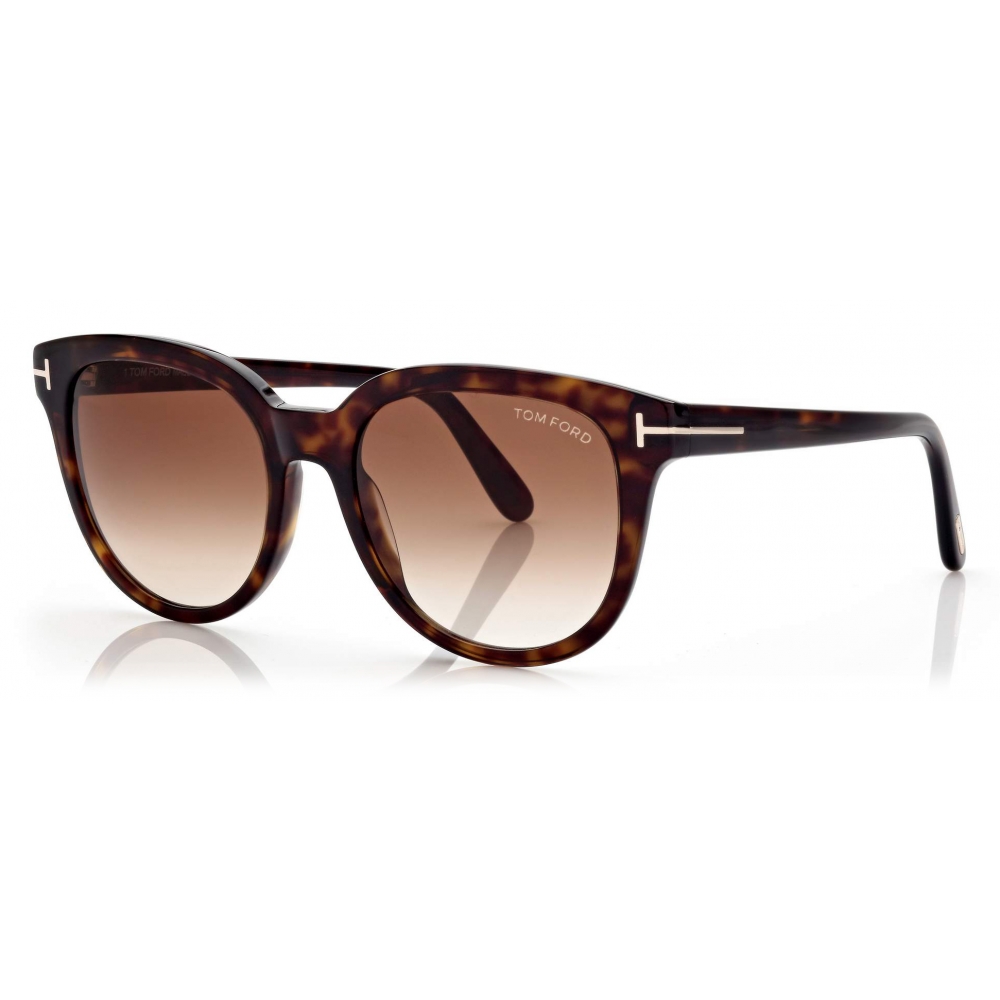 Tom Ford - Olivia Sunglasses - Butterfly Sunglasses - Dark Havana ...