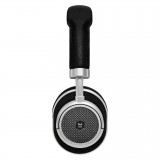 Master & Dynamic - MW50 - Silver Metal / Black Leather - Premium High Quality and Performance Wireless On-Ear Headphones