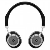 Master & Dynamic - MW50 - Silver Metal / Black Leather - Premium High Quality and Performance Wireless On-Ear Headphones