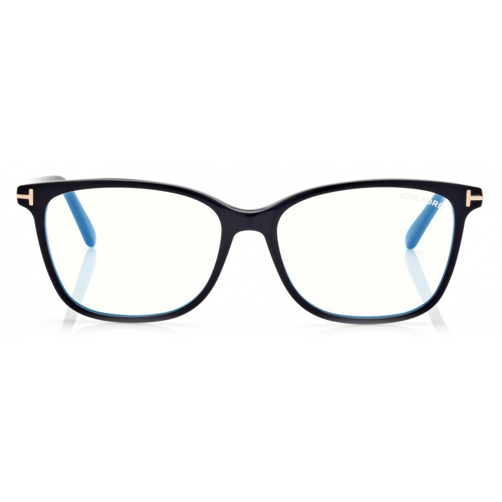 Tom Ford - Blue Block Soft Square Opticals - Square Optical Glasses ...