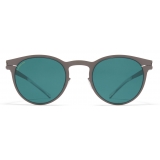 Mykita - Riley - NO1 - Mole Grey Polarized Pro Ocean Blue - Metal Collection - Sunglasses - Mykita Eyewear