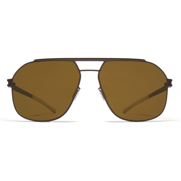 Mykita - Selleck - NO1 - Mocca Camou Green Brown - Metal Collection - Sunglasses - Mykita Eyewear