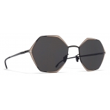 Mykita - Alessia - Decades - Black Sand Dark Grey - Metal Collection - Sunglasses - Mykita Eyewear