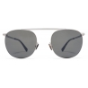 Mykita - Erling - Lite - Shiny Silver Mirror Black - Metal Collection - Sunglasses - Mykita Eyewear