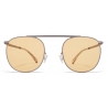 Mykita - Erling - Lite - Shiny Graphite Jelly Yellow - Metal Collection - Sunglasses - Mykita Eyewear