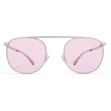 Mykita - Erling - Lite - Argento Lucida Gelatina Rosa - Metal Collection - Occhiali da Sole - Mykita Eyewear