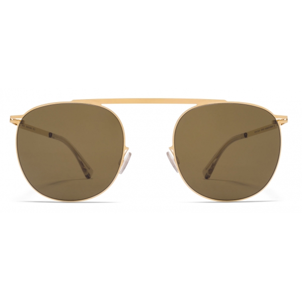 Mykita - Erling - Lite - Shiny Gold Brown - Metal Collection - Sunglasses - Mykita Eyewear