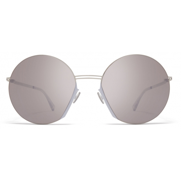 Mykita - Jette - Lite - Silver Pastel Grey Dark Purple - Acetate & Stainless Steel Collection - Sunglasses - Mykita Eyewear