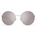 Mykita - Jette - Lite - Argento Grigio Viola Scuro - Acetate & Stainless Steel Collection - Occhiali da Sole - Mykita Eyewear