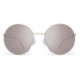 Mykita - Jette - Lite - Argento Grigio Viola Scuro - Acetate & Stainless Steel Collection - Occhiali da Sole - Mykita Eyewear