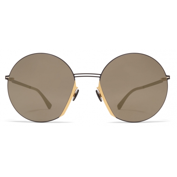 Mykita - Jette - Lite - Oro Nero Grigio Brilliante - Acetate & Stainless Steel Collection - Occhiali da Sole - Mykita Eyewear