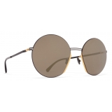 Mykita - Jette - Lite - Gold Black Brilliant Grey - Acetate & Stainless Steel Collection - Sunglasses - Mykita Eyewear