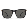 Mykita - Jovva - Lite - C6 Black Glossy Gold Dark Grey - Acetate & Stainless Steel Collection - Sunglasses - Mykita Eyewear