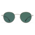 Mykita - Nis - Lite - Shiny Silver Dark Green - Metal Collection - Sunglasses - Mykita Eyewear