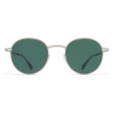 Mykita - Nis - Lite - Argento Lucido Verde Scuro - Metal Collection - Occhiali da Sole - Mykita Eyewear