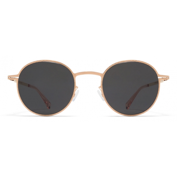 Mykita - Nis - Lite - Champagne Gold Dark Grey - Metal Collection - Sunglasses - Mykita Eyewear