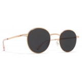 Mykita - Nis - Lite - Champagne Gold Dark Grey - Metal Collection - Sunglasses - Mykita Eyewear