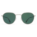 Mykita - Talvi - Lite - Argento Lucido Verde Scuro - Metal Collection - Occhiali da Sole - Mykita Eyewear