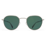 Mykita - Talvi - Lite - Shiny Silver Dark Green - Metal Collection - Sunglasses - Mykita Eyewear