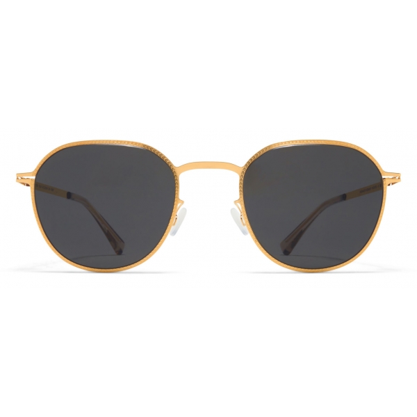 Mykita - Talvi - Lite - Glossy Gold Dark Grey - Metal Collection - Sunglasses - Mykita Eyewear