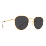 Mykita - Talvi - Lite - Glossy Gold Dark Grey - Metal Collection - Sunglasses - Mykita Eyewear