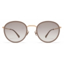 Mykita - Tuva - A42 Champagne Oro Marrone Grigio - Acetate & Stainless Steel Collection - Occhiali da Sole - Mykita Eyewear