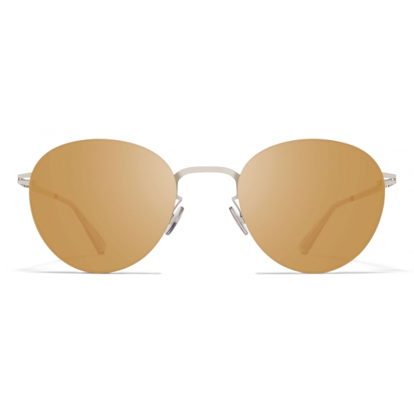 Mykita - Eito - Lessrim - Shiny Silver Gold Flash - Metal Collection - Sunglasses - Mykita Eyewear
