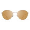 Mykita - Eito - Lessrim - Argento Lucido Oro Flash - Metal Collection - Occhiali da Sole - Mykita Eyewear
