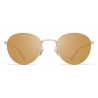 Mykita - Eito - Lessrim - Shiny Silver Gold Flash - Metal Collection - Sunglasses - Mykita Eyewear