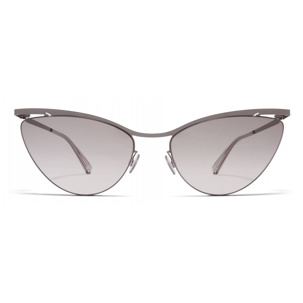 Mykita - Mizuho - Lessrim - Shiny Graphite Original Grey Gradient - Metal Collection - Sunglasses - Mykita Eyewear