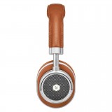 Master & Dynamic - MW50 - Silver Metal / Brown Leather - Premium High Quality and Performance Wireless On-Ear Headphones