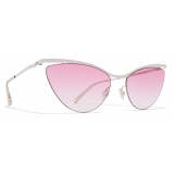 Mykita - Mizuho - Lessrim - Argento Lucido Sfumato Rosa Gelatina - Metal Collection - Occhiali da Sole - Mykita Eyewear